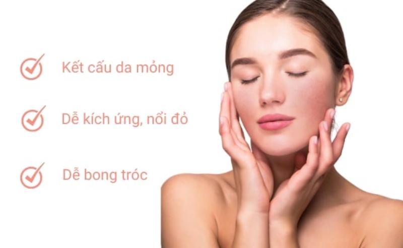 Hinh anh minh hoa cac tip chon kem cao rau phu hop voi da kho, da nhay cam, da dau